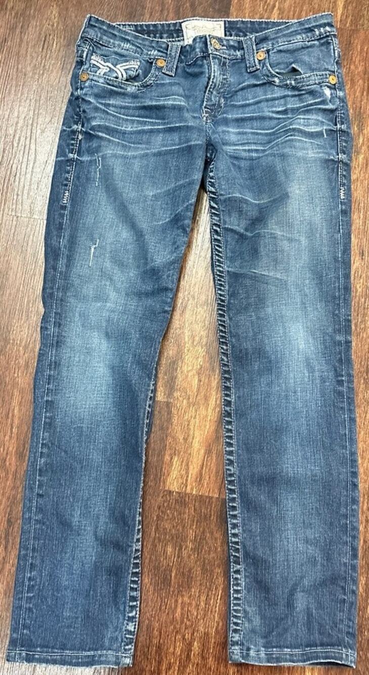 Big Star Nico Vintage Slim Leg Stretch Denim Jeans Women's Size 31R